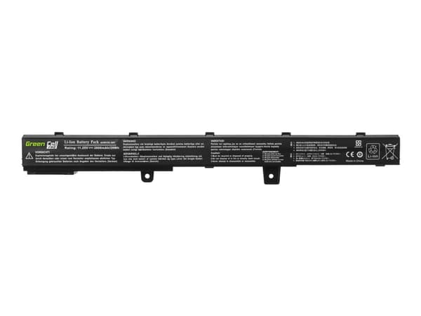 Green Cell - Batteri til bærbar PC (tilsvarer: Asus A31N1319, Asus A41N1308) - litiumion - 3-cellers - 2200 mAh - svart - for ASUS F551CA; F551MA; F5