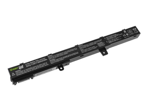 Green Cell - Batteri til bærbar PC (tilsvarer: Asus A31N1319, Asus A41N1308) - litiumion - 3-cellers - 2200 mAh - svart - for ASUS F551CA; F551MA; F5