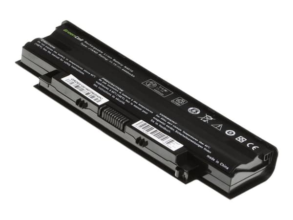 Green Cell - Batteri til bærbar PC (tilsvarer: Dell J1KND) - litiumion - 6-cellers - 4400 mAh - svart - for Dell Inspiron 15 N5010, 15 N5030, 15 N504