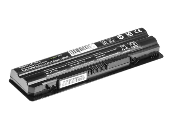 Green Cell - Batteri til bærbar PC (tilsvarer: Dell JWPHF, Dell R795X) - litiumion - 6-cellers - 4400 mAh - svart - for Dell XPS 14, 14 (L401X), 15 (