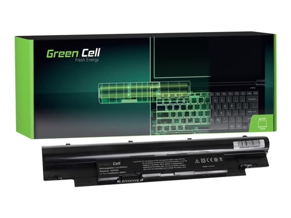 Green Cell - Batteri til bærbar PC (tilsvarer: Dell 268X5) - litiumion - 6-cellers - 4400 mAh - svart - for Dell Latitude 3330; Vostro V131
