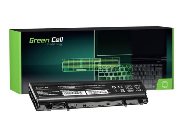 Green Cell - Batteri til bærbar PC (tilsvarer: Dell N5YH9, Dell VV0NF) - litiumion - 6-cellers - 4400 mAh - svart - for Dell Latitude E5440, E5540