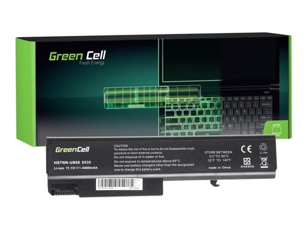 Green Cell - Batteri til bærbar PC (tilsvarer: HP TD06, HP TD09) - litiumion - 6-cellers - 4400 mAh - svart - for HP 6730b, 6730s; EliteBook 6930p