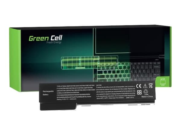 Green Cell - Batteri til bærbar PC (tilsvarer: HP CC06XL, HP HSTNN-DB1U) - litiumion - 6-cellers - 4400 mAh - svart - for HP Mini 110; ProBook 6360