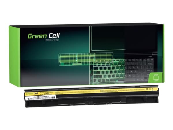 Green Cell - Batteri til bærbar PC (tilsvarer: Lenovo L12M4E01) - litiumion - 4-cellers - 2200 mAh - svart - for Lenovo IdeaPad Z710 80A3, 80AK