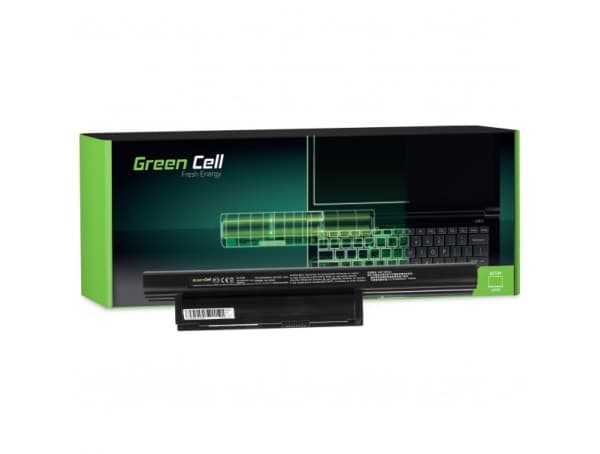 Green Cell - Batteri til bærbar PC (tilsvarer: Sony VGP-BPS22, Sony VGP-BPL22) - litiumion - 6-cellers - 4400 mAh - svart - for Sony VAIO E Series VP