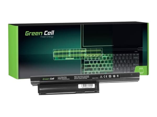 Green Cell - Batteri til bærbar PC (tilsvarer: Sony VGP-BPS26) - litiumion - 6-cellers - 4400 mAh - svart - for Sony VAIO E Series SVE14A35, SVE15114