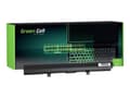 Miniatyrbilde 3 av 5: Green Cell - Batteri til bærbar PC (tilsvarer: Toshiba PA5185U-1BRS) - litiumion - 4-cellers - 2200 mAh - svart - for Toshiba Satellite C50, C50D, C5