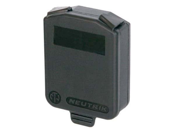Neutrik SCDX, Svart, UL 94 HB, 1 stykker