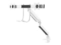 Miniatyrbilde 3 av 5: Neomounts NM-D775DX - Monteringssett - full bevegelse - for 2 LCD-skjermer - aluminium - hvit - skjermstørrelse: 10"-32" - klemmemonterbar, malje, sk