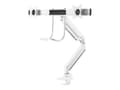 Miniatyrbilde 5 av 5: Neomounts NM-D775DX - Monteringssett - full bevegelse - for 2 LCD-skjermer - aluminium - hvit - skjermstørrelse: 10"-32" - klemmemonterbar, malje, sk