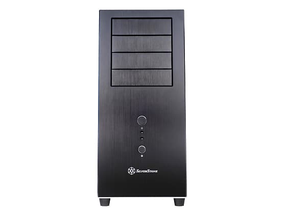 Silverstone TJ04-E, Midi Tower, PC, Sort, Sølv, ATX, CEB, Micro ATX, Aluminium, Stål, 16,8 cm