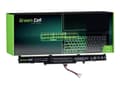 Miniatyrbilde 5 av 5: Green Cell - Batteri til bærbar PC (tilsvarer: ASUS A41-X550E) - litiumion - 4-cellers - 2200 mAh - svart - for ASUS F550; F750; K550; K750; R510; R7