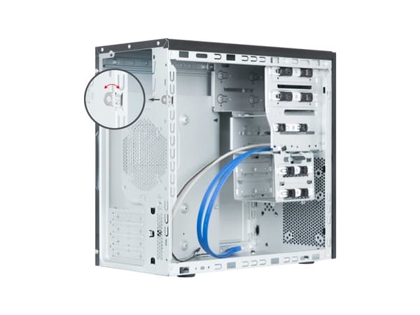Chieftec - - ingen strømforsyning - USB/lyd