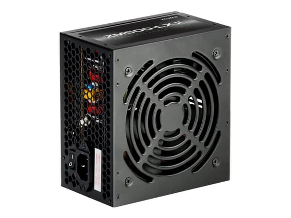ZALMAN ZM500-LXII - Strømforsyning (intern) - ATX12V 2.31 - AC 200-240 V - 500 watt - aktiv PFC Sort