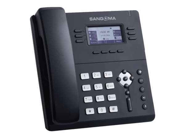 Sangoma S406 - Anrops-ID VoIP-telefon - 5-veis ringefunksjon - SIP, SIP v2