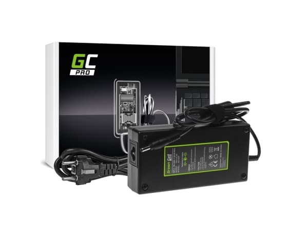 Green Cell PRO - Strömadapter - AC - 180 Watt - svart - för ASUS ROG G750; MSI GT60 2OJWS; GT60 2PE; GT60 2QD; GT60 2QE; GT70 2PC; GT70 2PE; GT70 2QD