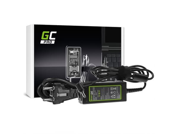 Green Cell PRO - Strømadapter - AC - 45 watt - svart - for ASUS F201; R540; VivoBook S200; X202; X200; X201; ZENBOOK UX31; UX32