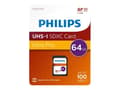 Miniatyrbild 1 av 5: Philips Ultra Pro FM64SD65B - Flash-minneskort - 64 GB - Video Class V30 / UHS-I U3 / Class10 - SDXC UHS-I