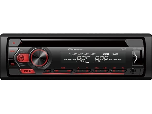 Pioneer DEH-S120UB - Vogn - CD-mottaker - i instrumentbordet - Enkelt-DIN - 50 watt x 4