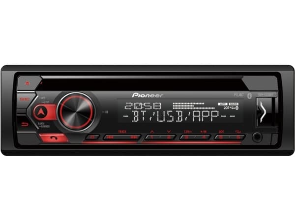 Pioneer DEH-S320BT - Bil - CD-mottagare - in-streck - Enkel-DIN - 50 W x 4