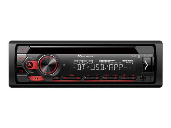 Pioneer DEH-S320BT - Bil - CD-mottagare - in-streck - Enkel-DIN - 50 W x 4