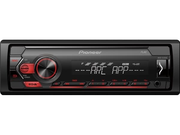 Pioneer MVH-S120UB, Sort, 1 DIN, 200 W, 4.0 kanaler, 50 W, Android, iOS