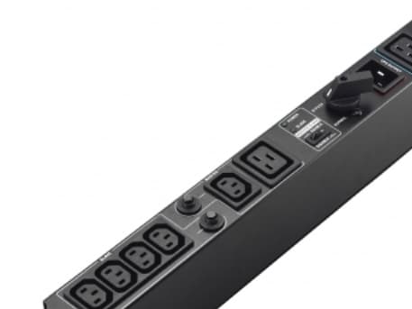 PowerWalker MBS - Ohituskytkin (rack-versio) - AC 208/220/230/240 V - lähtöliittimet: 6 - 19" - musta