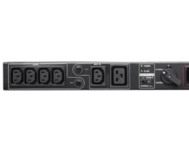 PowerWalker MBS - Ohituskytkin (rack-versio) - AC 208/220/230/240 V - lähtöliittimet: 6 - 19" - musta