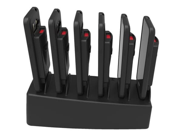 DuraCase 6 Bay Charger - Ladestativ for strekkodeskanner - Europa - for DuraScan D800, D840, D860