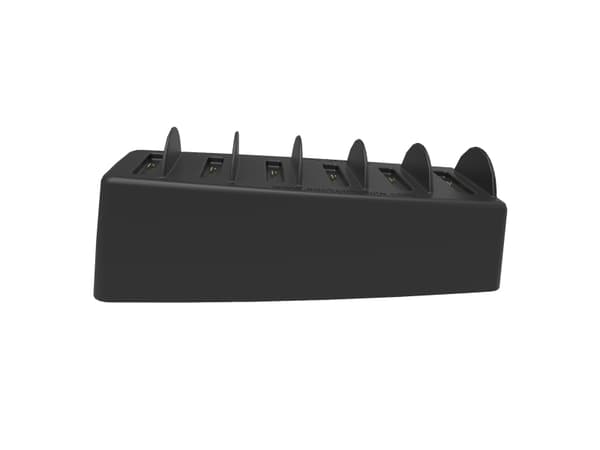 DuraCase 6 Bay Charger - Ladestativ for strekkodeskanner - Europa - for DuraScan D800, D840, D860