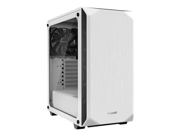 be quiet! Pure Base 500 Window - Minitower - Tempered glass - ATX/Micro-ATX/ITX - inget nätaggregat (ATX / PS/2) - vit - USB/ljud