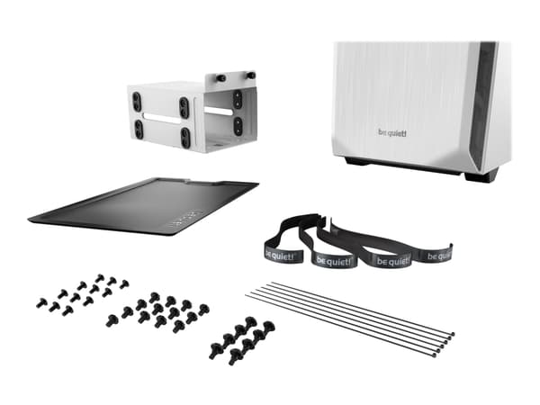 be quiet! Pure Base 500 Window - Minitower - Tempered glass - ATX/Micro-ATX/ITX - inget nätaggregat (ATX / PS/2) - vit - USB/ljud
