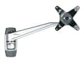 Miniatyrbilde 5 av 5: StarTech.com Wall Mount Monitor Arm - 10.2" Swivel Arm - For up to 34" VESA - Brakett - justerbar arm - for LCD-skjerm - aluminium - sølv - skjermstø