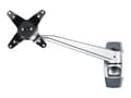 Miniatyrbilde 1 av 5: StarTech.com Wall Mount Monitor Arm - 10.2" Swivel Arm - For up to 34" VESA - Brakett - justerbar arm - for LCD-skjerm - aluminium - sølv - skjermstø