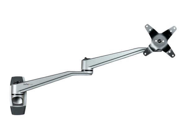 StarTech.com Wall Mount Monitor Arm, Articulating Ergonomic VESA Wall Mount Monitor Arm, 20" (52cm) Long , Single 34" Display up to 30.9lb/14kg, Swiv