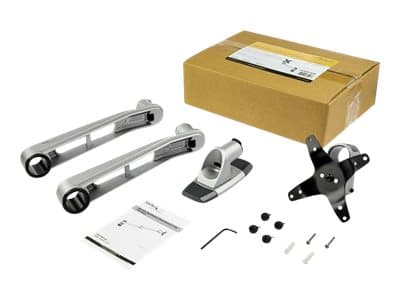 StarTech.com Wall Mount Monitor Arm, Articulating Ergonomic VESA Wall Mount Monitor Arm, 20" (52cm) Long , Single 34" Display up to 30.9lb/14kg, Swiv