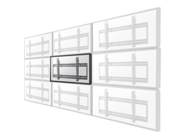 Neomounts LED-VW500 - Brakett - fast - for LCD-skjerm - svart - skjermstørrelse: 32"-75" - veggmonterbar