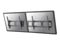 Miniatyrbilde 3 av 5: Neomounts NS-WMB200 - Brakett - for 2 LCD-skjermer - svart - skjermstørrelse: 40"-52" - veggmonterbar