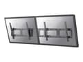 Miniatyrbilde 5 av 5: Neomounts NS-WMB200 - Brakett - for 2 LCD-skjermer - svart - skjermstørrelse: 40"-52" - veggmonterbar