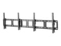 Miniatyrbilde 1 av 5: Neomounts NS-WMB200 - Brakett - for 2 LCD-skjermer - svart - skjermstørrelse: 40"-52" - veggmonterbar