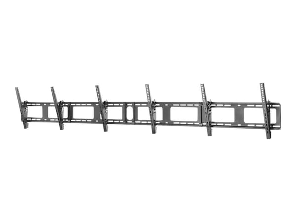 Neomounts NS-WMB300 - Brakett - for 3 LCD-skjermer - svart - skjermstørrelse: 40"-52" - veggmonterbar