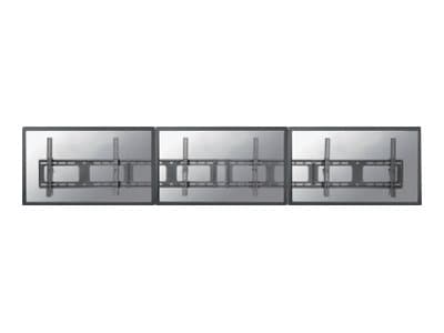 Neomounts NS-WMB300 - Brakett - for 3 LCD-skjermer - svart - skjermstørrelse: 40"-52" - veggmonterbar