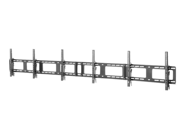 Neomounts NS-WMB300 - Brakett - for 3 LCD-skjermer - svart - skjermstørrelse: 40"-52" - veggmonterbar Sort