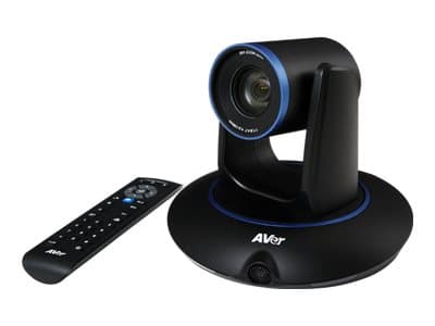 AVer PTC500S - Nätverksövervakningskamera - PLZ - inomhusbruk - färg - 2 x 2 MP - 1920 x 1080 - motoriserad - 800 TVL - ljud - HDMI, 3G-SDI - GbE - H Svart