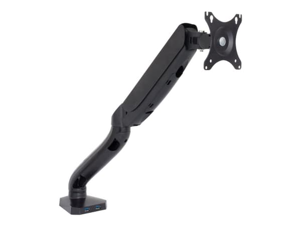 ART L-17GD - Monteringssats - justerbar arm - för LCD-TV - metall - svart - skärmstorlek: 10"-32" - disk-monteringsbar Svart