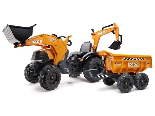 FALK Case IH gruvetraktor med tilbehør