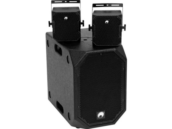 Omnitronic BOB Basic Set 2.1 aktiivinen PA-kaiutinsarja Bluetooth, integroitu mikseri (BOB Basic Set SW)
