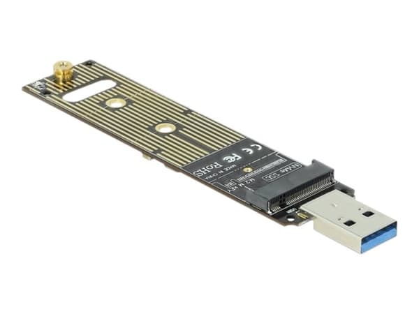 DeLOCK - Lagringskontroll - M.2 - M.2 NVMe-kort - 10 Gbit/s - USB 3.1 (Gen 2)