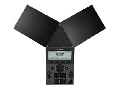 Poly Trio 8300 - Konferanse-VoIP-telefon - med Bluetooth-grensesnitt - IEEE 802.11a/b/g/n (Wi-Fi) / Bluetooth 5.0 - treveis anropskapasitet - SIP, SR